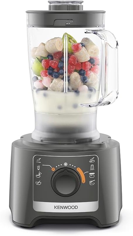 Robot Da Cucina Kenwood Multipro Compact FDP31.360GY, Multifunzione Con Lama per foto 2