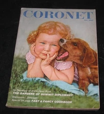 1958 Oct CORONET Vintage Ads 24 Pg COOKBOOK (VERY GOOD)
