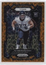 2023 Panini Prizm Rookies Lazer Prizm Peter Skoronski #395 0wp8