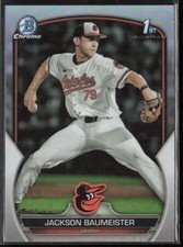 2023 Bowman Draft Jackson Baumeister Chrome Refractor