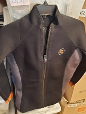 NEW Dive Sail 3mm Women Wetsuits Water Sports Jacket Front Zipper Black Size M