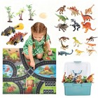 26PCS Dinosaur Toys for 3 4 5 6 Year Old Boys Gifts, Dino Games for Kids UK NEW
