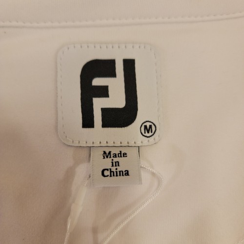 FootJoy Golf Jacket Womens Medium Full Zip Knit Midlayer Aquamarine White NEW - Picture 11 of 19
