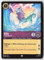 Sisu - In Her Element 39/204 Common Azurite Sea Lorcana