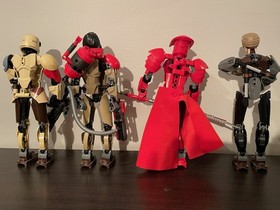 LEGO Buildable Figures LOT of 4 - 75529, 75523, 75525, 75119 Stormtrooper, Baze+