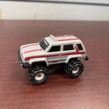 Vintage Schaper Stomper Truck Toyota Tercel Grey Red Made In Hong Kong SR5 4x4