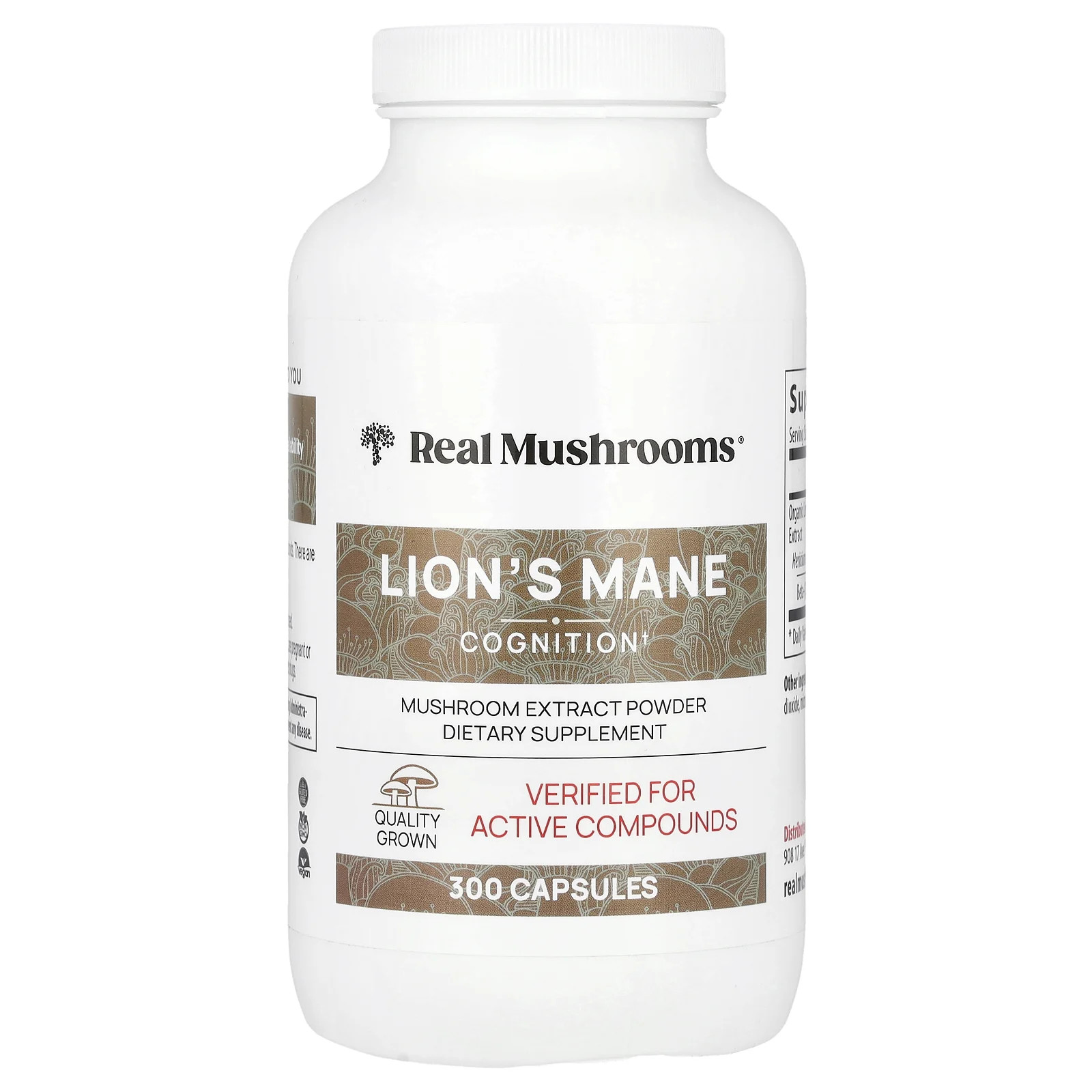 Lions Mane Mushroom Extract Powder 300 Capsules 14190₽