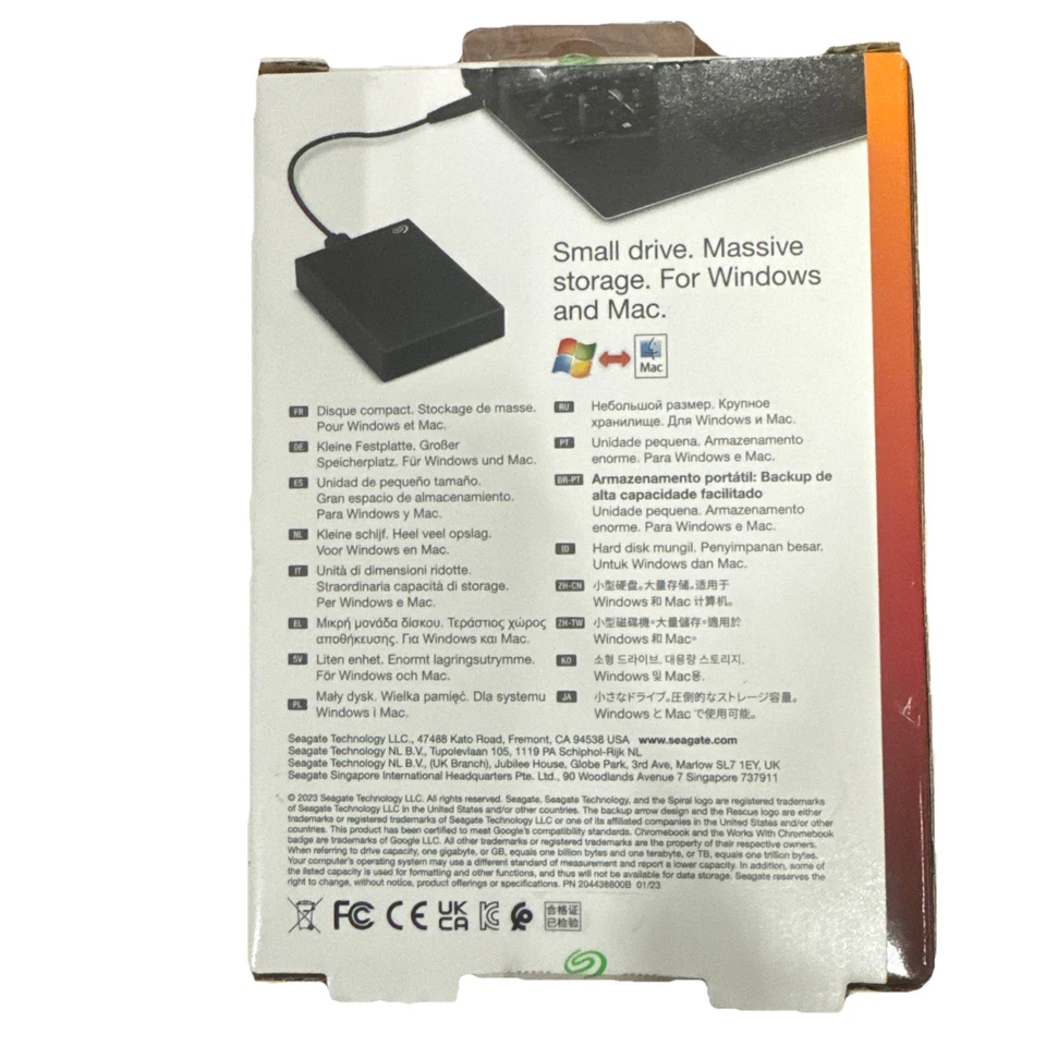 Seagate Backup Plus Portable+ 5TB Portable HDD Storage STHP5000400 BRAND NEW - Image 2 of 4