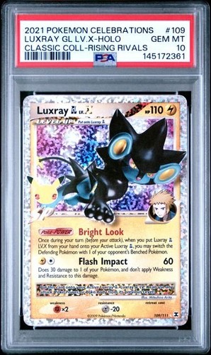 Luxray GL LV.X graded PSA 10 for sale on eBay