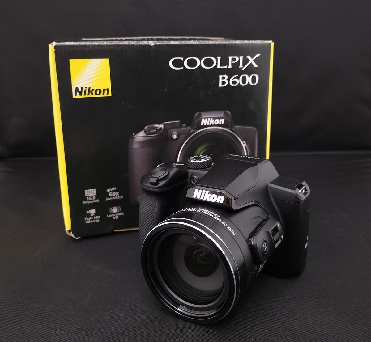 Nikon Coolpix B600 Digital Camera, Compact, Black, Used | eBay