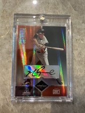 2004 Leaf Limited Monikers Bronze Signatures /100 Mark Grace #214 Auto Card