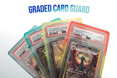 PSA Graded Card Guard With Clear Backplate (RESTOCK / NEW COLORS COMING JUNE 14)