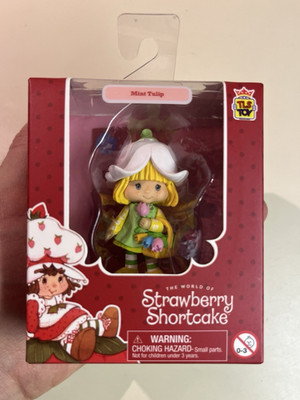 The World of Strawberry Apple Mint Tulip Flower Girl Cheebee, ~2'' TLS Toy Figure