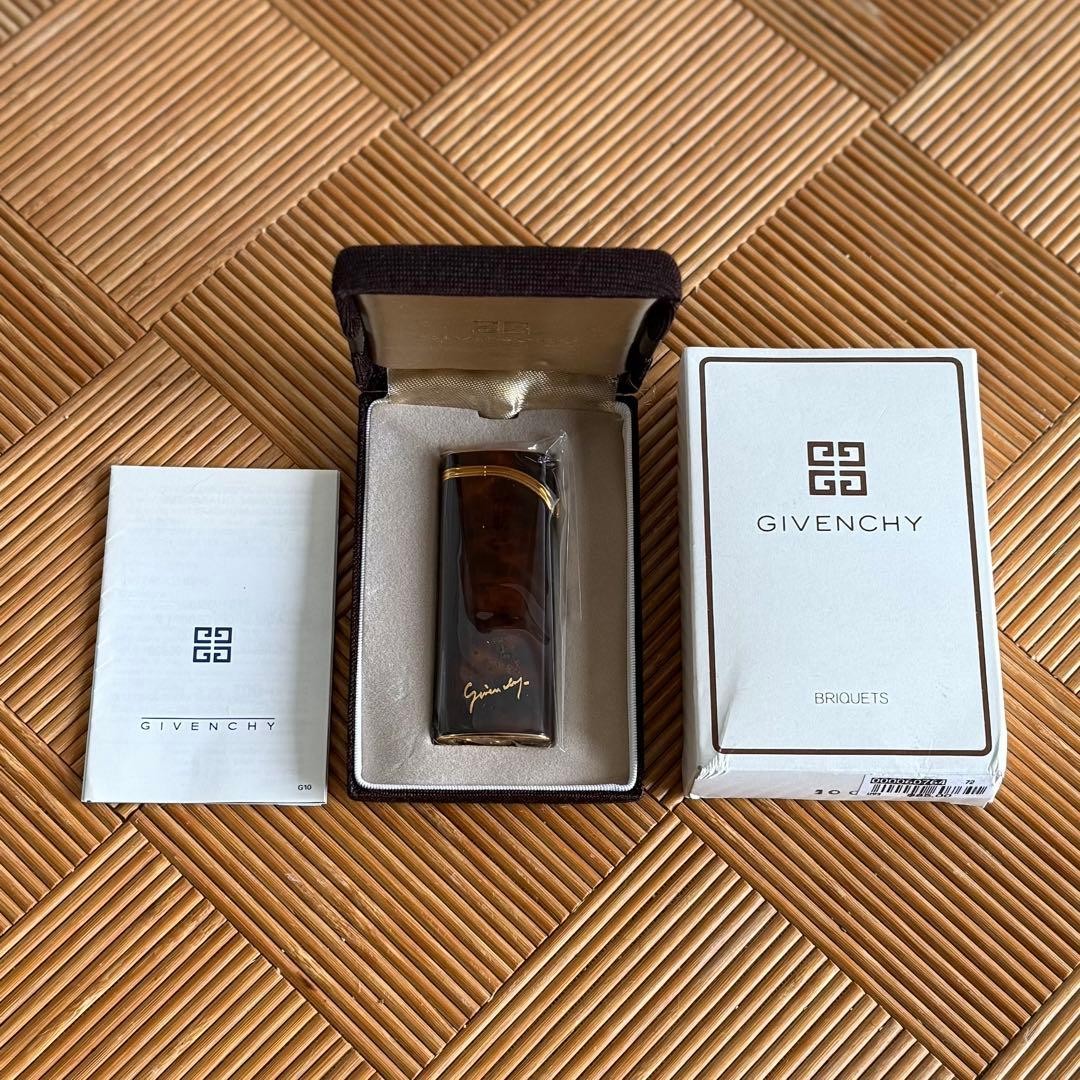 GIVENCHY Tortoiseshell Lighter New Unused Collectible