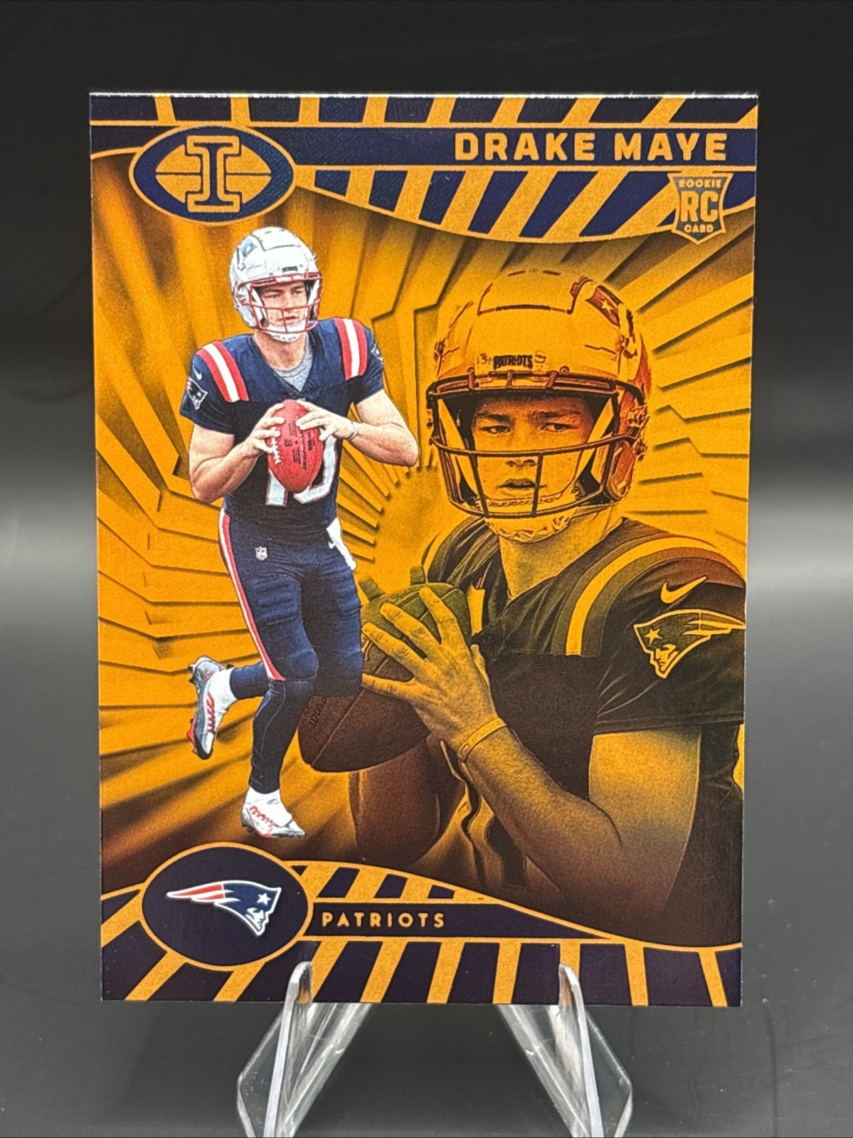 2024 Panini Illusions - Drake Maye #59 Orange (RC)