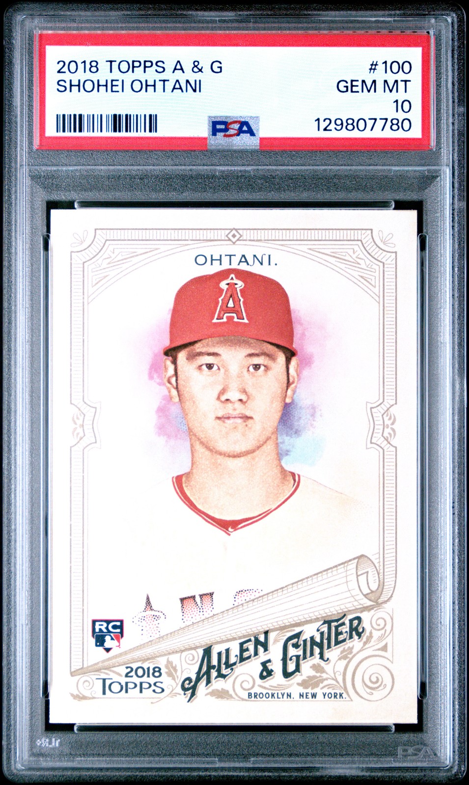 2018 Topps Allen & Ginter #100 Shohei Ohtani PSA 10