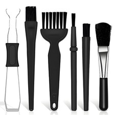 6PCS Keyboard Brush Cleaner Kit with Keycap Puller  Switch Puller, PP Handle...