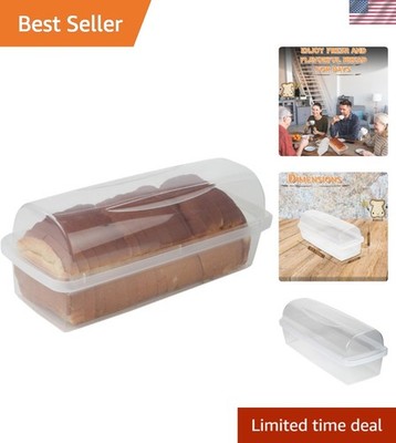 Stylish Bread Storage Box with Airtight Seal - Ideal for Homemade Treats 1050ml