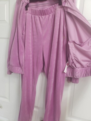 JUICY by Juicy Couture LILA Velour Hoodie Reißverschluss vorne 2-teilig Trainingsanzug Medium - Bild 3 von 7