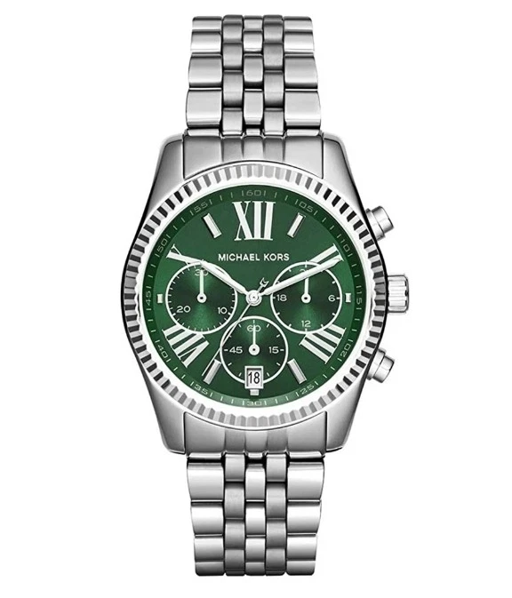 Michael Kors MK6222 Lexington verde acciaio 38 mm