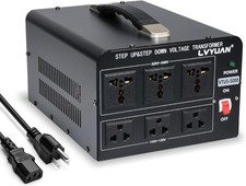 LVYUAN 5000 Watt Voltage Converter Transformer Heavy Duty