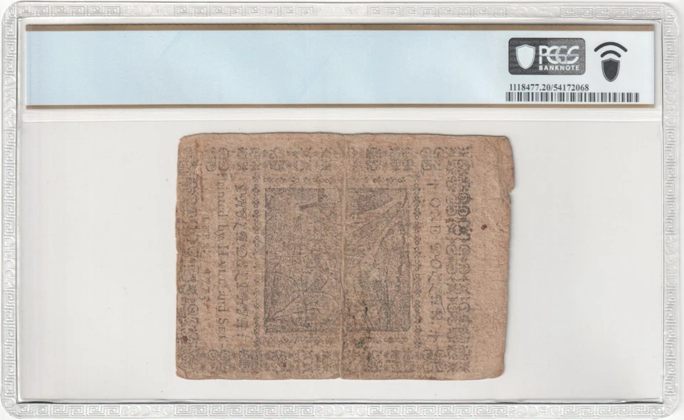 $1 American Revolution Continental Currency Fr. CC-11 Nov. 29, 1775 PCGS VF 20 - Image 4 of 4