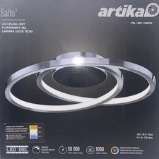 Artika Salto LED Ceiling Light w/ Tunable White Technology, 1000 Lumens NEW SEAL