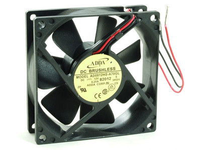 ADDA AD0812HS-A70GL 80x25mm 8x2cm Computer Case Fan PC-Lüfter 2-Wire 12V 0.25A