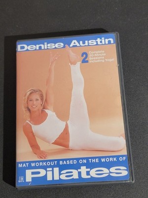 Denise Austin Pilates Mat Workout DVD - Complete 20-Min Sessions w/ Yoga