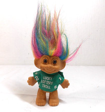 Vintage Ace Novelty Treasure Troll Doll With Gem FREE SHIPPING