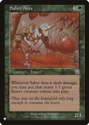 Saber Ants The List Reprints MTG 267/350 NM