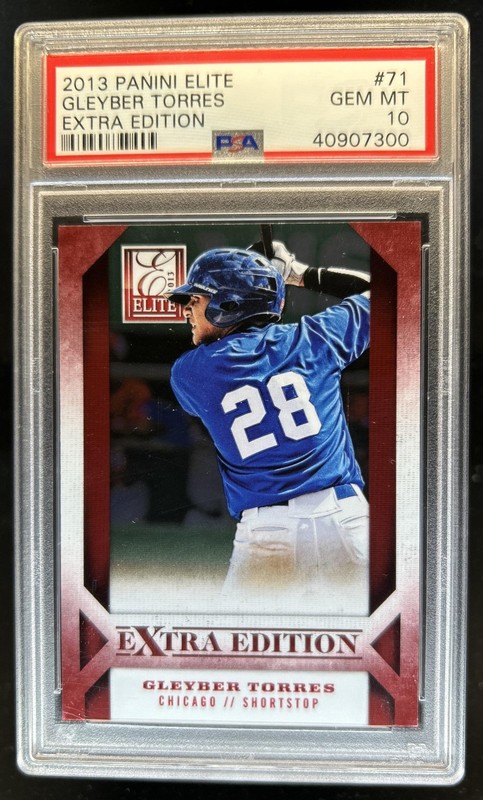 2013 Panini Elite Extra Edition Gleyber Torres #71 Cubs PSA 10 GEM MINT