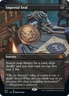 Imperial Seal - Borderless Double Masters 2022 Magic mtg Light Play, English x1