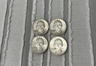 $1 face value Lot of 4 WASHINGTON 90% SILVER QUARTERS - $1.00 face value