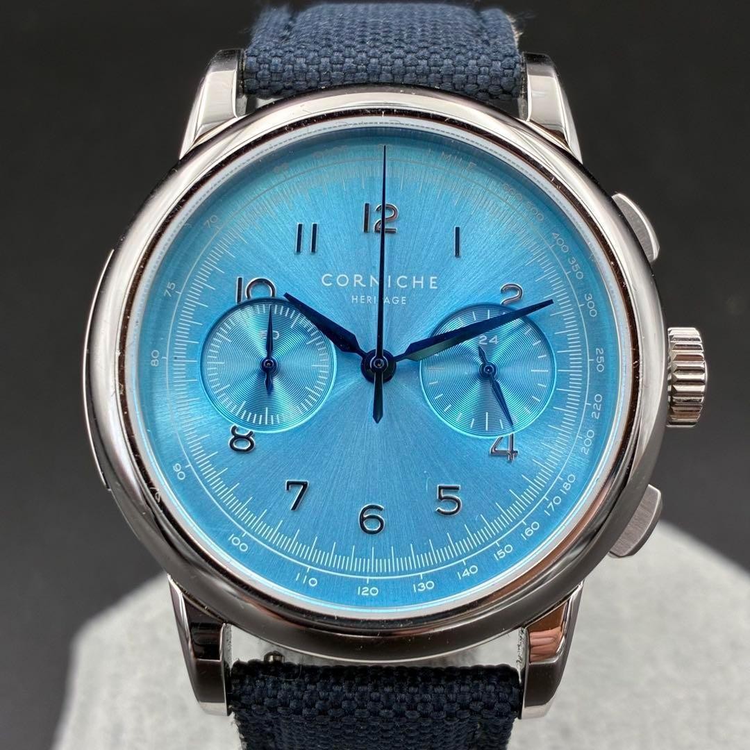 Corniche Heritage Chronograph Bluebird Limited to 300 Pieces