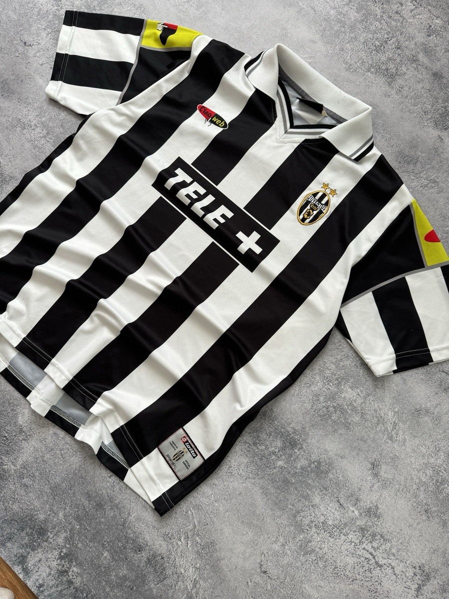 【lotto】\"Juventus game shirt\" 2001 Juventus 2000/2001 Lotto Retro Vintage Rare Training