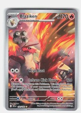 Blaziken Holo Illustration Rare SV10: Destined Rivals 192/182 NM on eBay