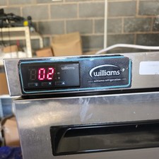 Williams Commercial Undercounter Fridge.  Stainless steel. Model: HA135SA