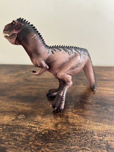 Schleich Dinosaur Brown 2014 Giganotosaurus Toy Model Figure Movable Jaw New. - Picture 5 of 7
