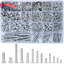1080 Pcs Screws Bolts and Nuts Assortment Kit, Metric Machine Screws and Nuts an