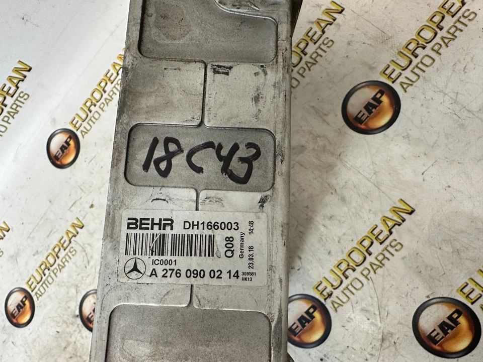 2016-2021 Mercedes C43 W205 AMG ENGINE TURBOCHARGER INTERCOOLER *NOTE - Image 3 of 4