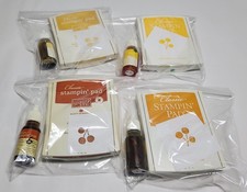 STAMPIN UP CLASSIC INK PAD MATCHING REFILL BOTTLE LOT OF 4 COLORS