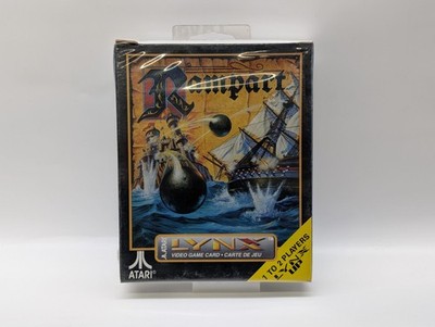 RAMPART Atari Lynx New Factory sealed Damage box