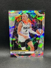 2024 Prizm Chennedy Carter SILVER ICE SP #66 WNBA Chicago Sky Panini Basketball