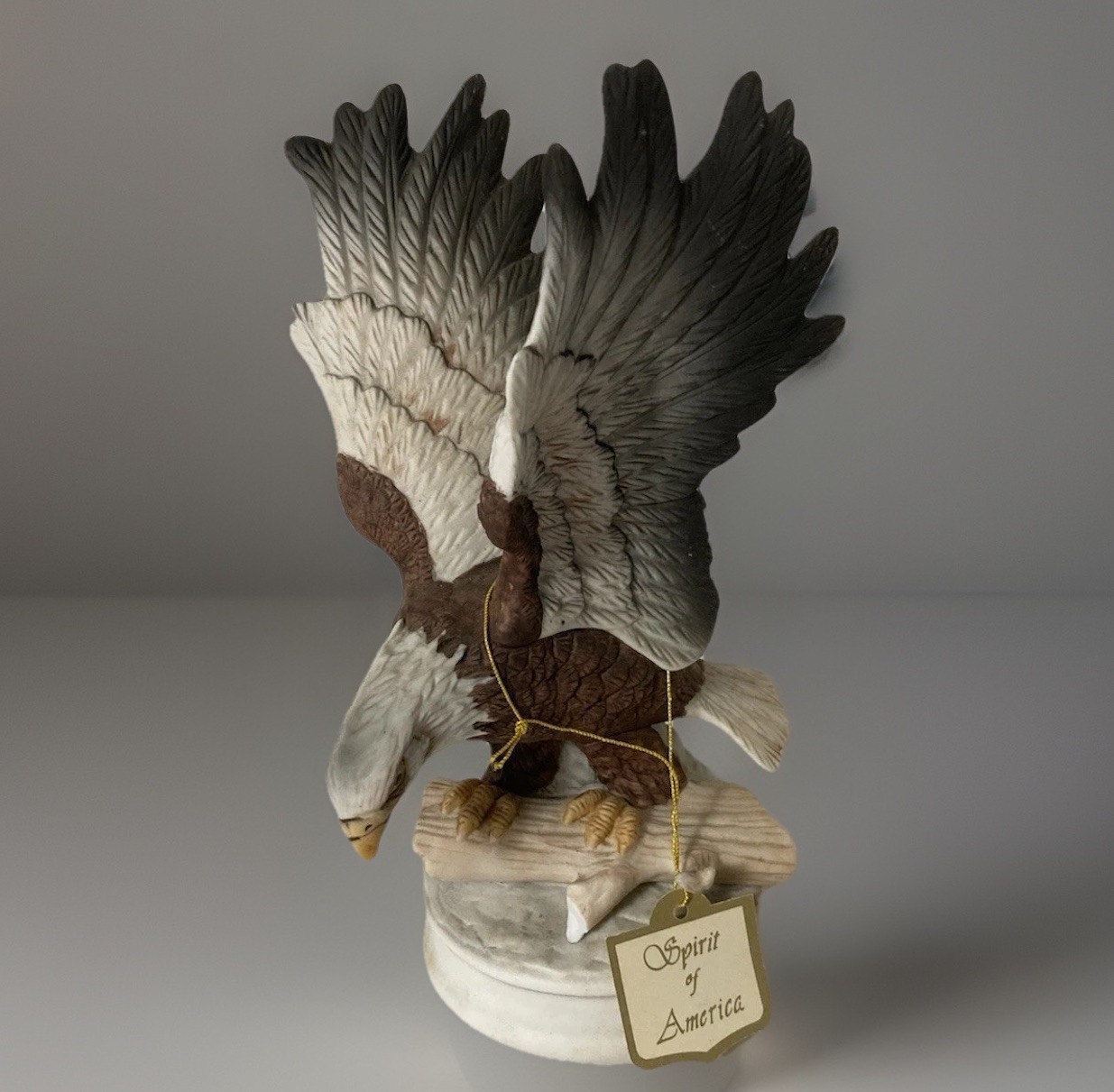 Vintage “Spirit of America” Bald Eagle Paul Sebastian Fine Porcelain Figurine