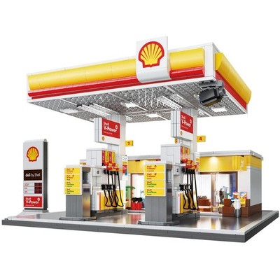 CaDA Bricks Shell Retail Station 1335 Teile Blöcke Gebäude Spielzeug Set C66026W