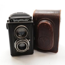 Voigtlander BrillIant 75mm F/4.5 Compur TLR Medium Format Camera -VM 7519-