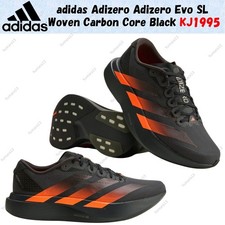 adidas Adizero Adizero Evo SL Woven Carbon Core Black KJ1995 Men's Size