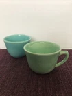 Lot of 2 Vintage Bauer Pottery   Coffee Tea Cups mugs La Linda Pattern