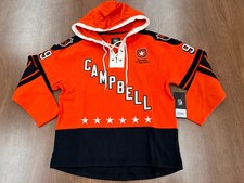 WAYNE GRETZKY 1983 ALL STAR GAME LACER HOOD FLEECE JERSEY M CAMPBELL NEW $160